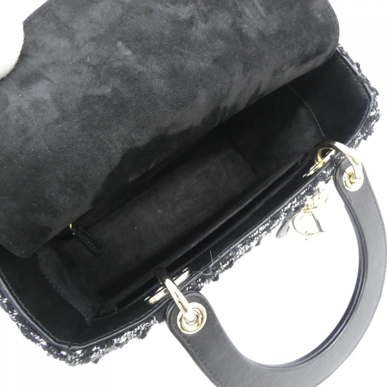 Dior Lady Bag Handbag Black — view 7