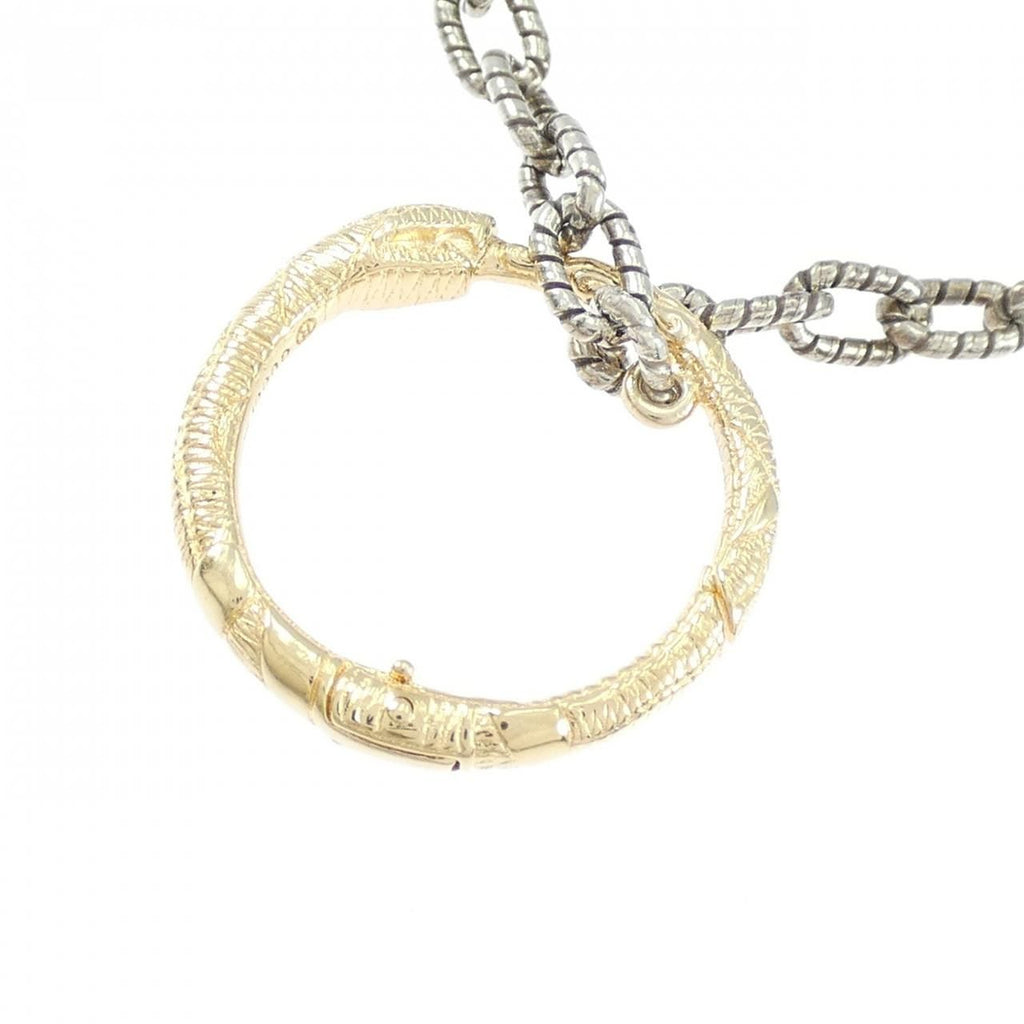 Gucci Gold Snake Necklace — view 3