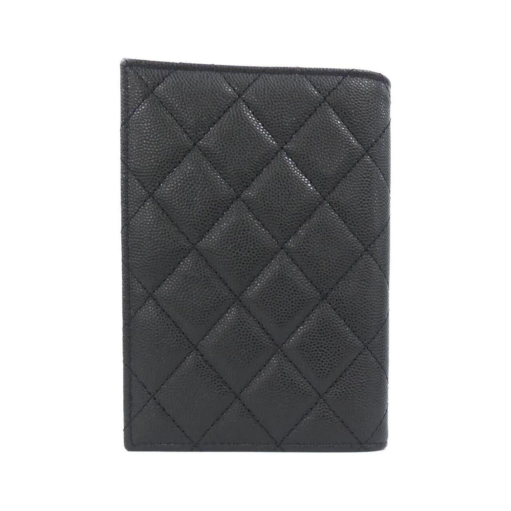 Chanel Passport Case Passport Holder Black — view 2