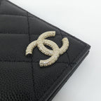 Chanel Passport Case Passport Holder Black — view 3