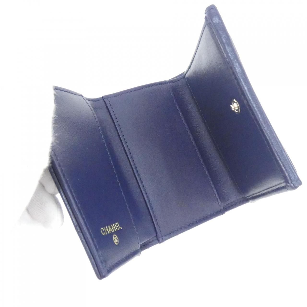 Chanel Wallet Navy — view 4