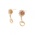 Gucci Ruby Earrings Gold — view 2