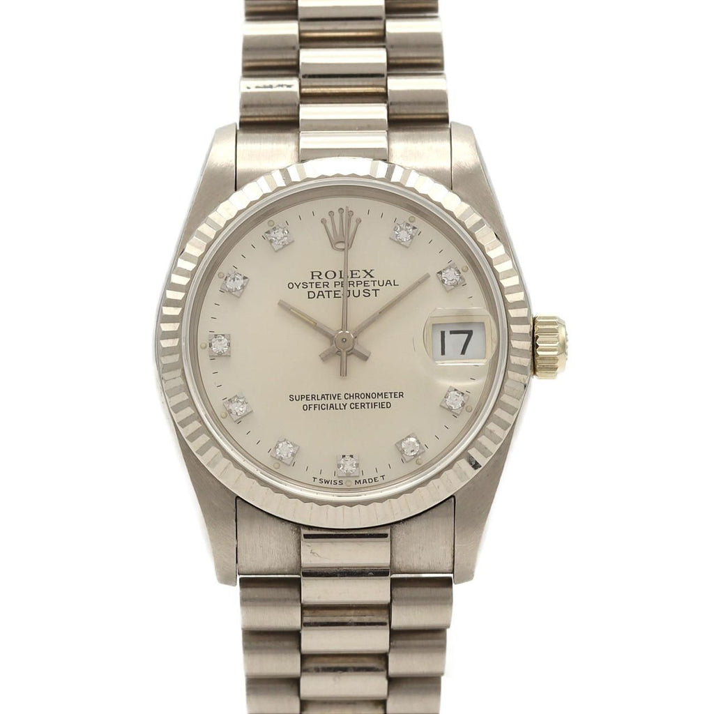 Rolex Datejust WG Automatic Winding Number Watch