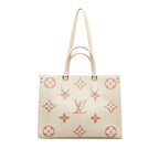Louis Vuitton Monogram Empreinte On The Go Shoulder Bag Tote 2-Way Cream Rose — view 3