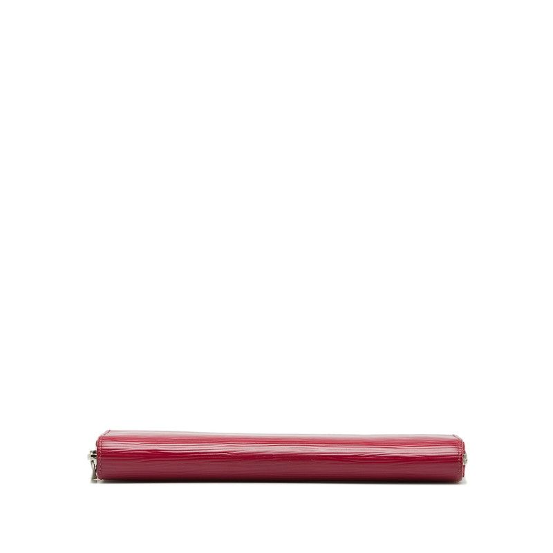 Louis Vuitton Epi Zippy Wallet Zip Around Fuchsia Purple Leather — view 4