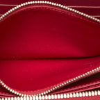 Louis Vuitton Epi Zippy Wallet Zip Around Fuchsia Purple Leather — view 7