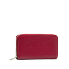 Louis Vuitton Epi Zippy Wallet Zip Around Fuchsia Purple Leather — view 2