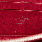 Louis Vuitton Epi Zippy Wallet Zip Around Fuchsia Purple Leather — view 8