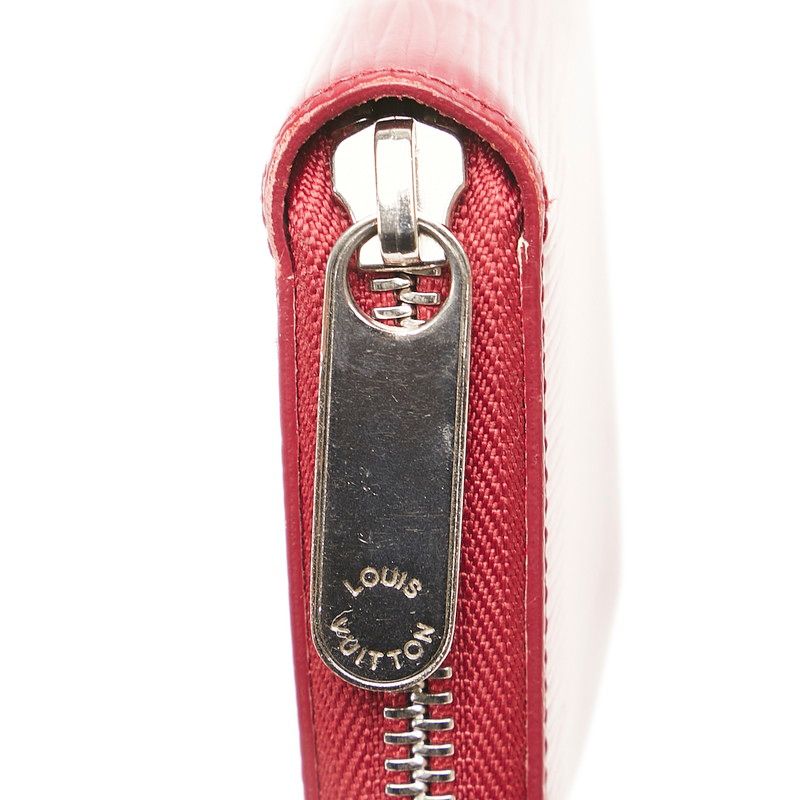 Louis Vuitton Epi Zippy Wallet Zip Around Fuchsia Purple Leather — view 5