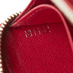 Louis Vuitton Epi Zippy Wallet Zip Around Fuchsia Purple Leather — view 9
