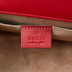 Gucci Sylvie 2-Way Shoulder Bag Red Leather — view 7