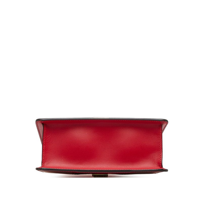 Gucci Sylvie 2-Way Shoulder Bag Red Leather — view 5