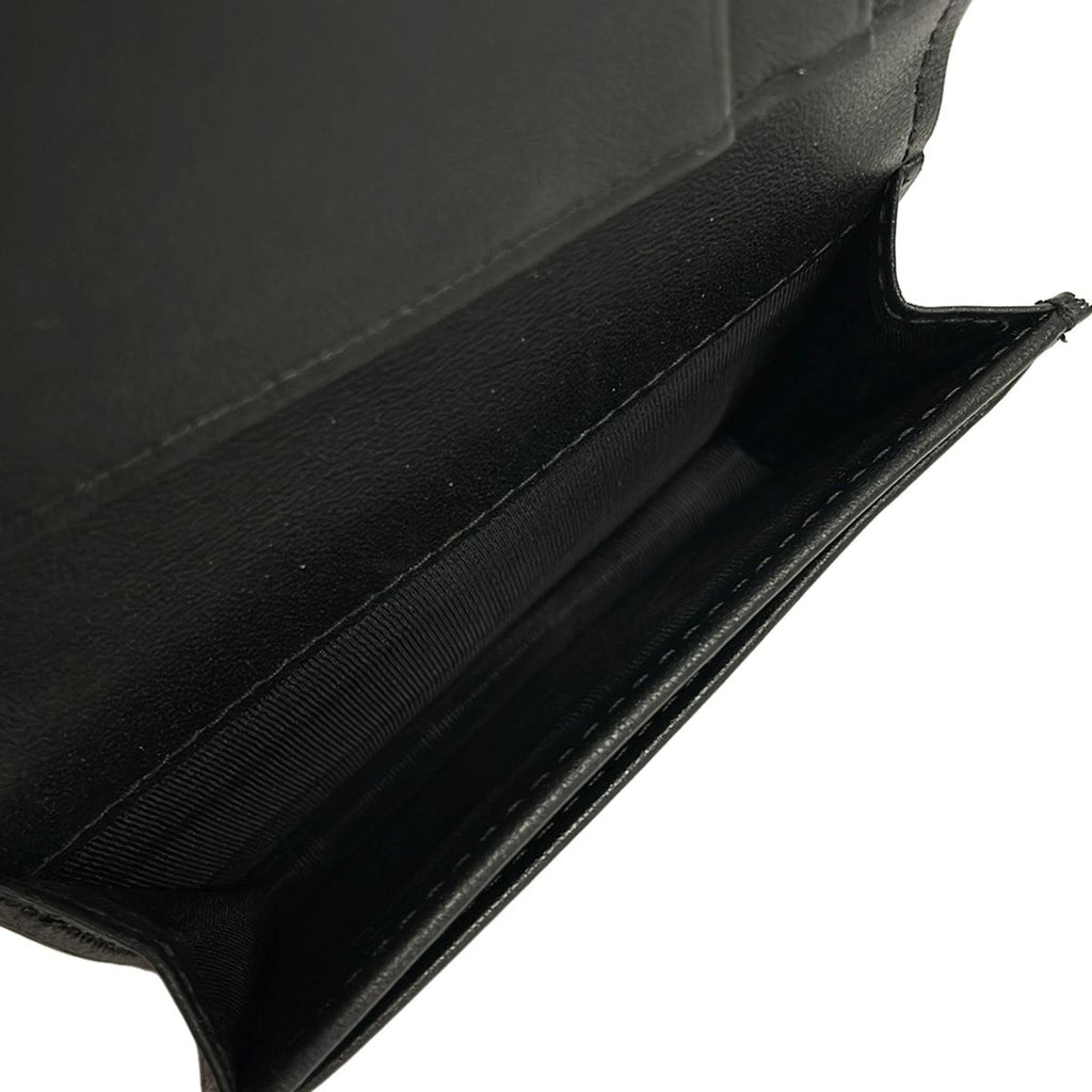Dior Business Card Holder Lady Black Lambskin — view 5