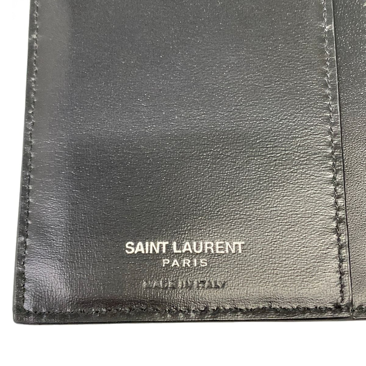 Saint Laurent Paris Wallet Black Leather — view 5