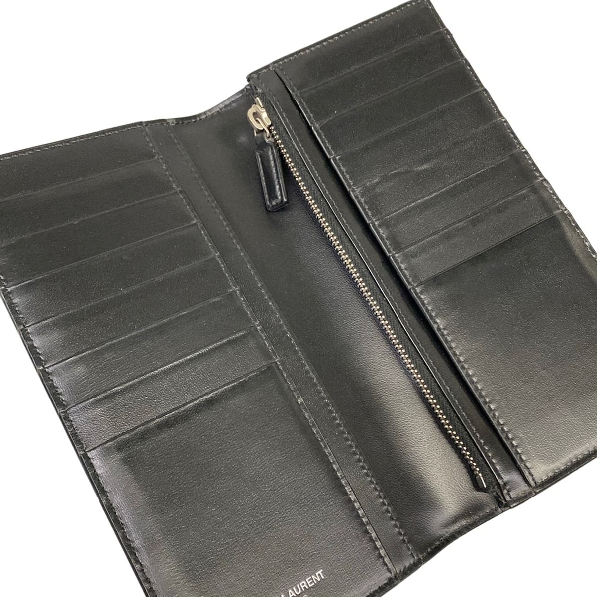 Saint Laurent Paris Wallet Black Leather — view 3