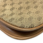 Gucci Shoulder Bag Micro GG Vintage Beige Brown Leather — view 6