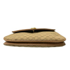 Gucci Shoulder Bag Micro GG Vintage Beige Brown Leather — view 5