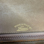 Gucci Shoulder Bag Micro GG Vintage Beige Brown Leather — view 9