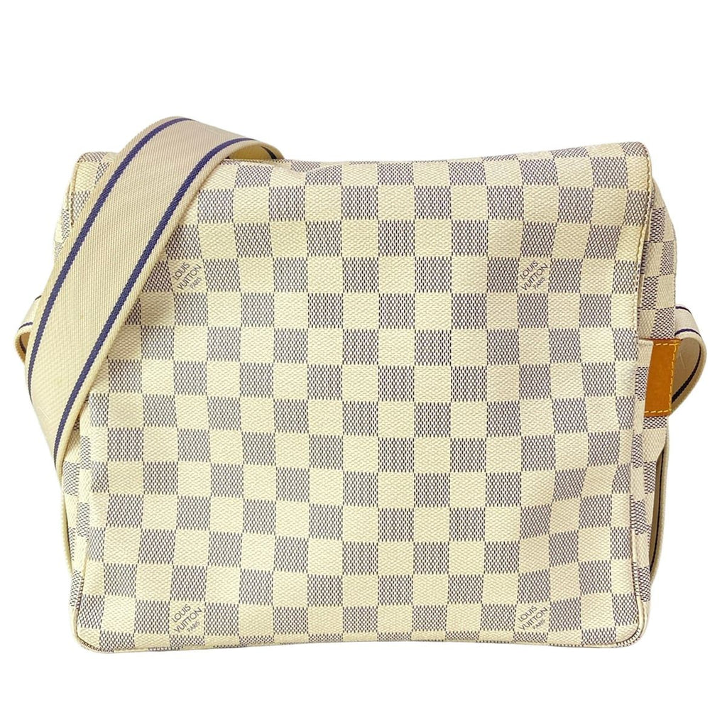 Louis Vuitton Shoulder Bag Damier Naviglio Azur