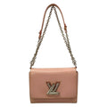 Louis Vuitton Shoulder Bag Twist Rose Ballerine Leather Cowhide