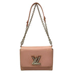 Louis Vuitton Shoulder Bag Twist Rose Ballerine Leather Cowhide