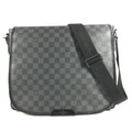 Louis Vuitton Shoulder Bag Daniel GM Damier Graphite Canvas Black