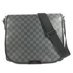 Louis Vuitton Shoulder Bag Daniel GM Damier Graphite Canvas Black