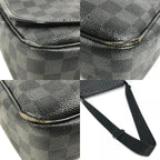 Louis Vuitton Shoulder Bag Daniel GM Damier Graphite Canvas Black — view 7