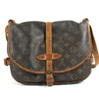 Louis Vuitton Shoulder Bag Saumur 30 Monogram Canvas Brown — view 2