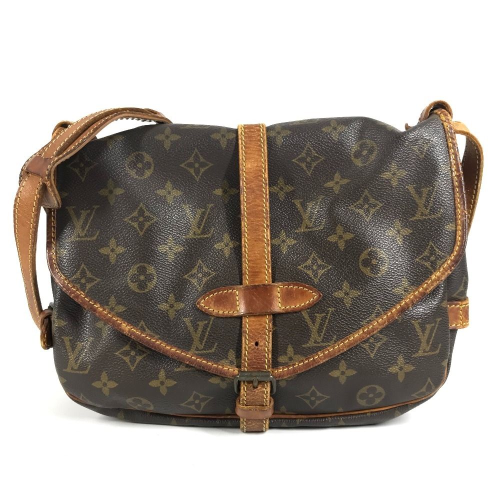 Louis Vuitton Shoulder Bag Saumur 30 Monogram Canvas Brown