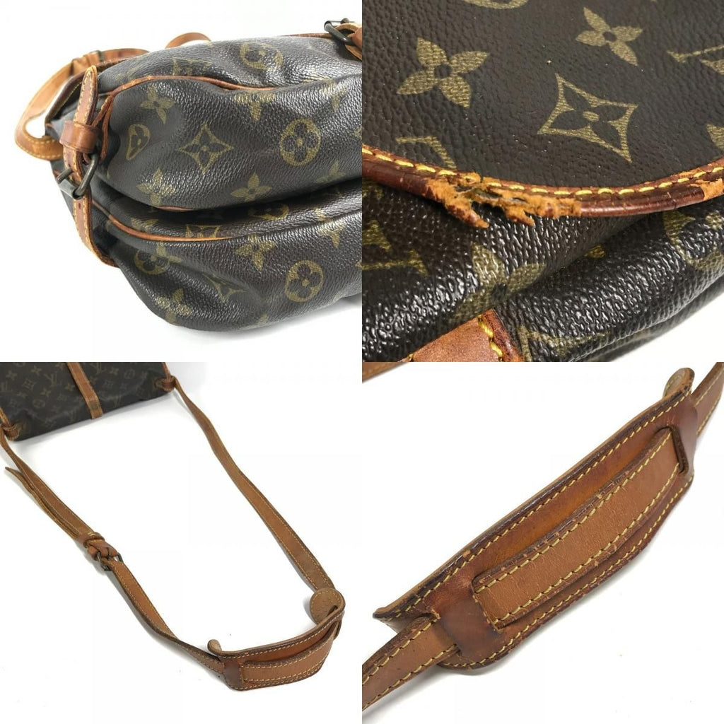 Louis Vuitton Shoulder Bag Saumur 30 Monogram Canvas Brown — view 7