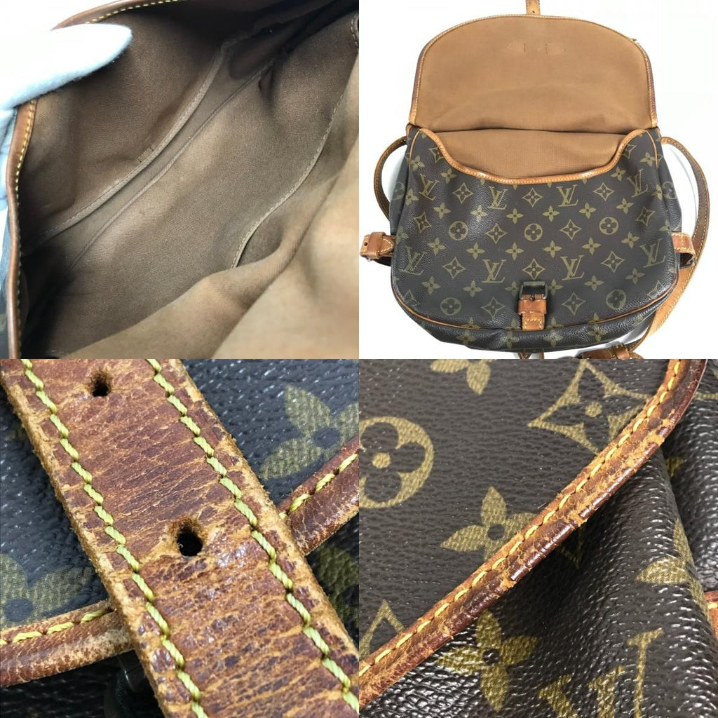 Louis Vuitton Shoulder Bag Saumur 30 Monogram Canvas Brown — view 9