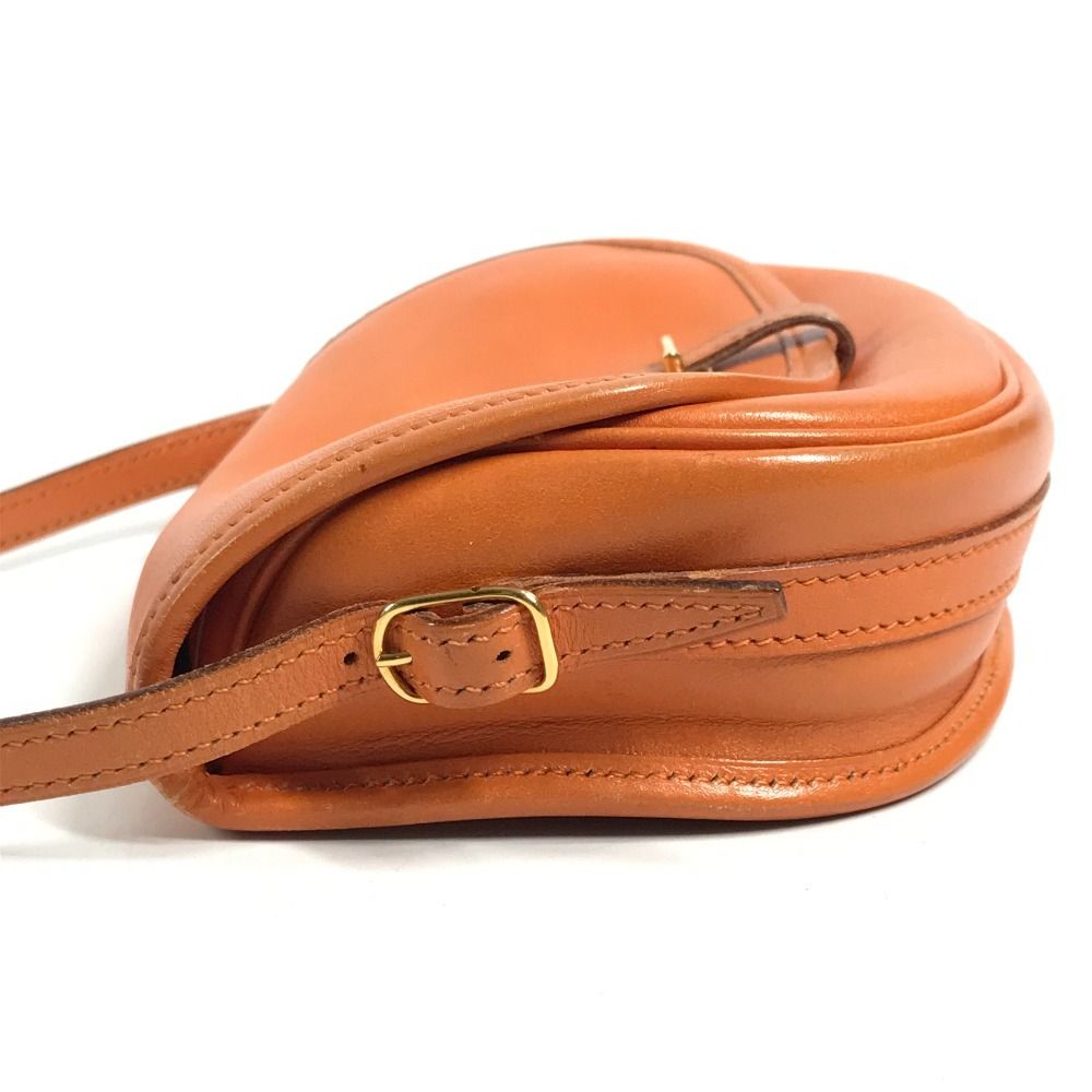 Hermes Shoulder Bag Bardo Golf Mini Leather Orange — view 4