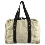 Louis Vuitton Shoulder Bag Cabas GM Canvas Ecru White — view 2