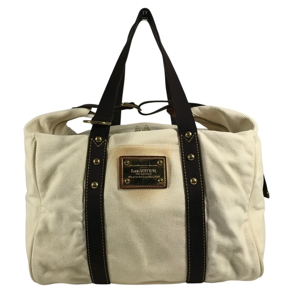 Louis Vuitton Shoulder Bag Cabas GM Canvas Ecru White