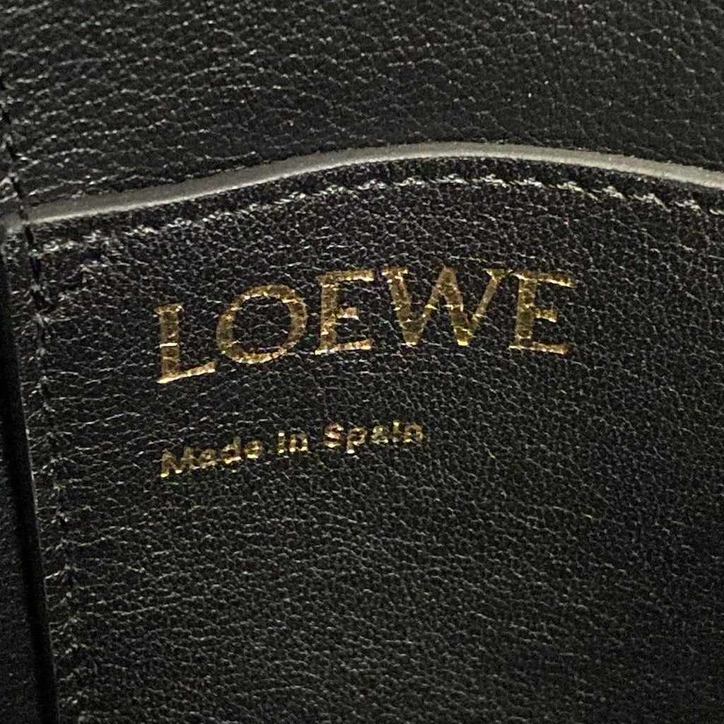 Loewe Tote Anagram Dark Gray Black 2-Way Leather — view 8