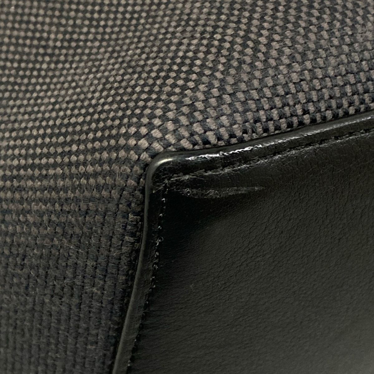 Loewe Tote Anagram Dark Gray Black 2-Way Leather — view 6