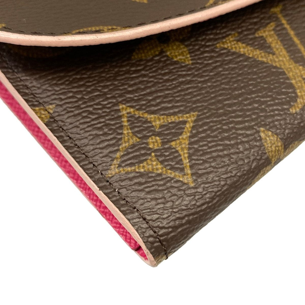 Louis Vuitton Wallet Blue Ming Flower Collection Portefeuille Emily Hot Pink — view 7