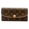 Louis Vuitton Wallet Blue Ming Flower Collection Portefeuille Emily Hot Pink