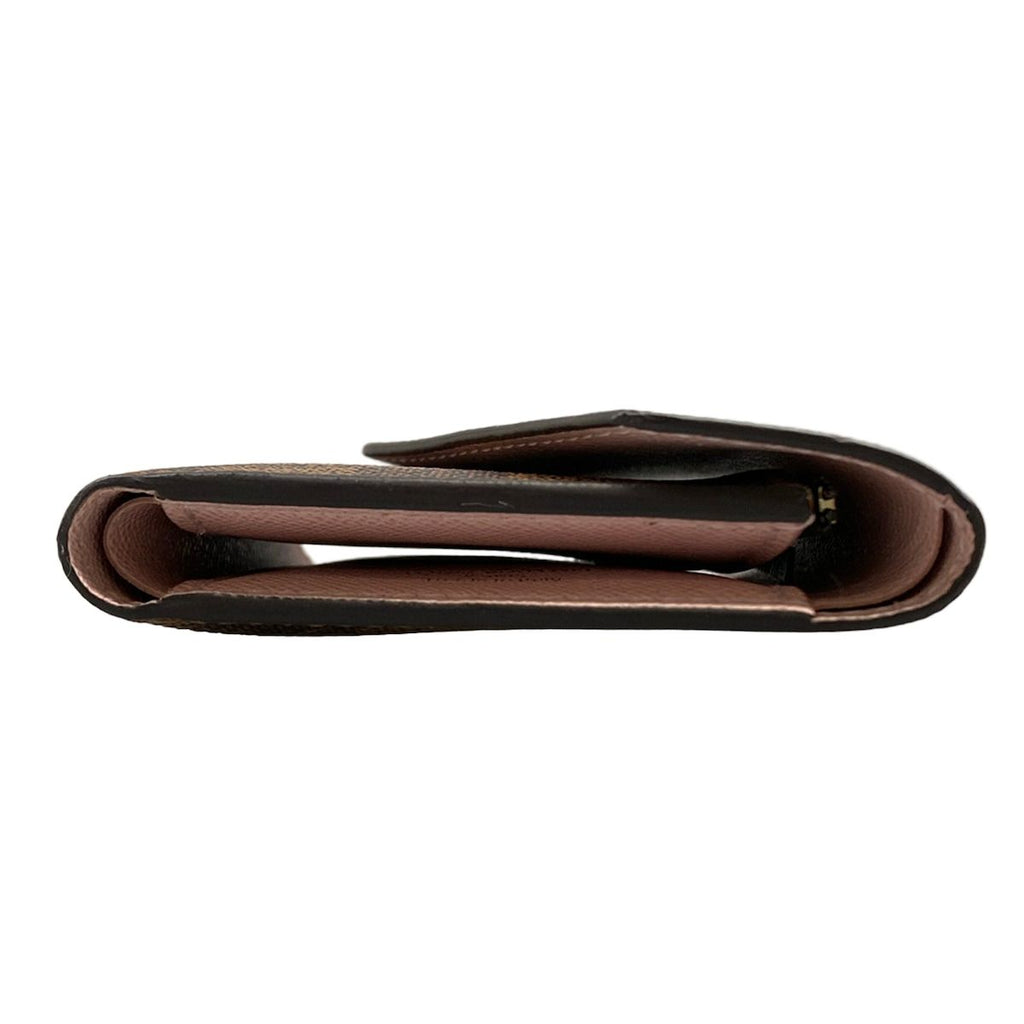 Louis Vuitton Trifold Wallet Damier Portefeuille Victorine Rose Ballerine — view 9