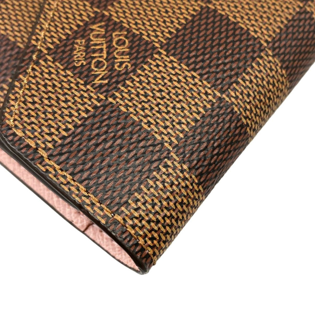 Louis Vuitton Trifold Wallet Damier Portefeuille Victorine Rose Ballerine — view 6
