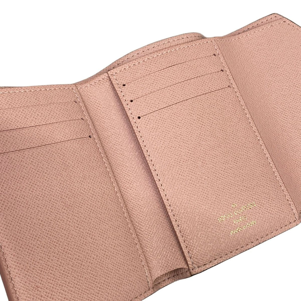Louis Vuitton Trifold Wallet Damier Portefeuille Victorine Rose Ballerine — view 3