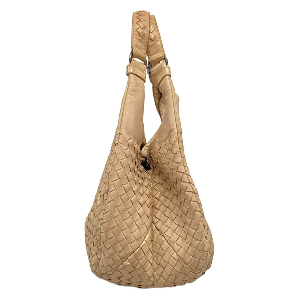 Bottega Veneta Tote Midi Amcampana Beige Leather — view 2