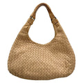 Bottega Veneta Tote Midi Amcampana Beige Leather