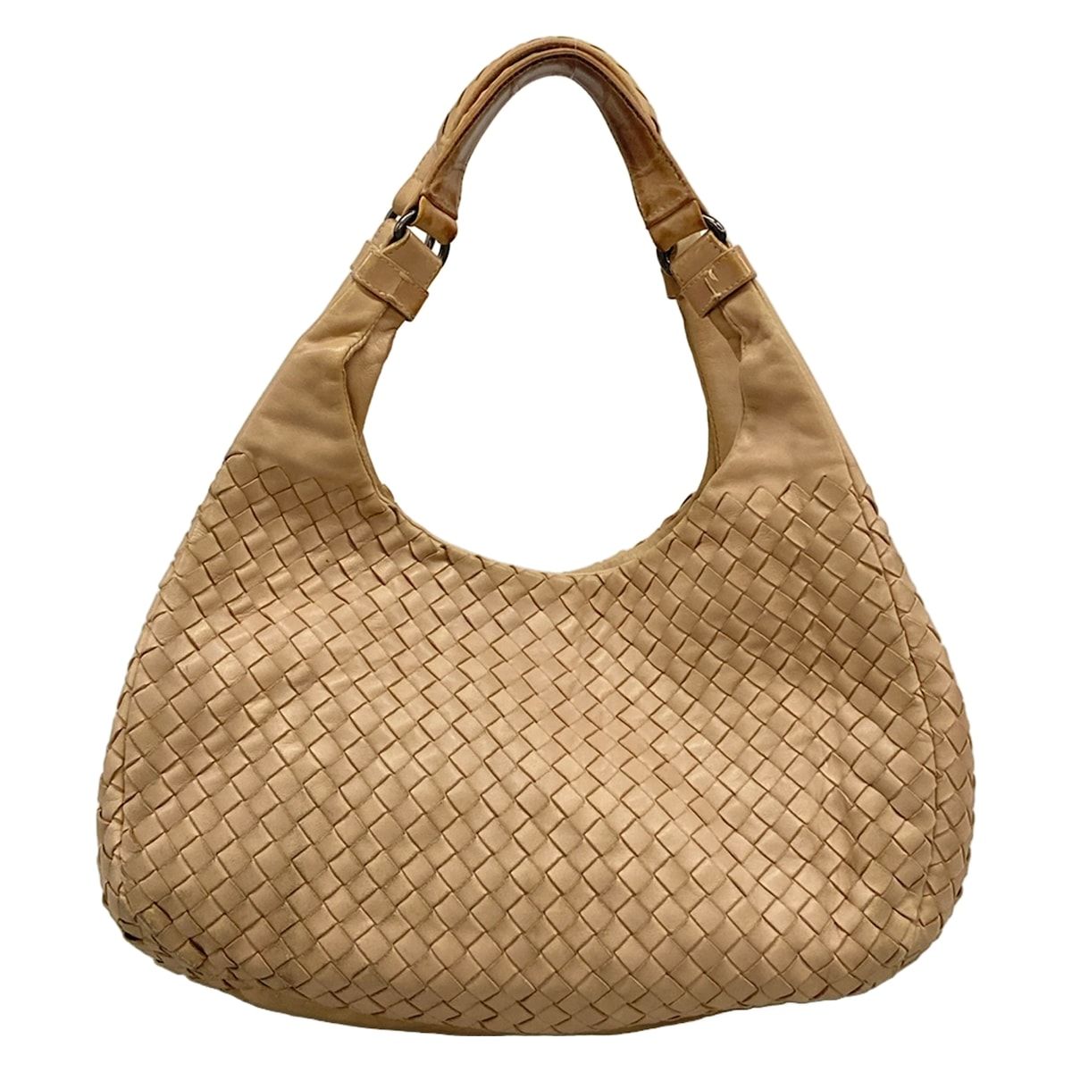 Bottega Veneta Tote Midi Amcampana Beige Leather