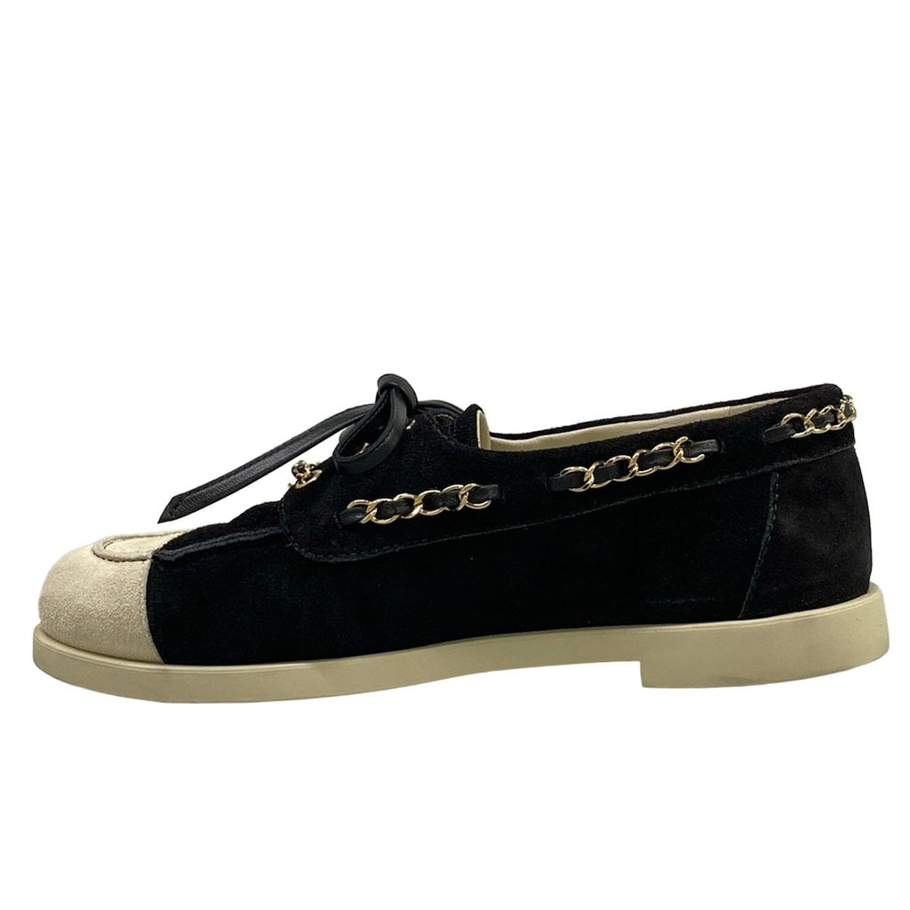 Chanel Shoes 36.5 C Black Chain Cruise Collection Show — view 3