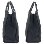 Gucci Bamboo Black Silver Nylon 002 Tote — view 8