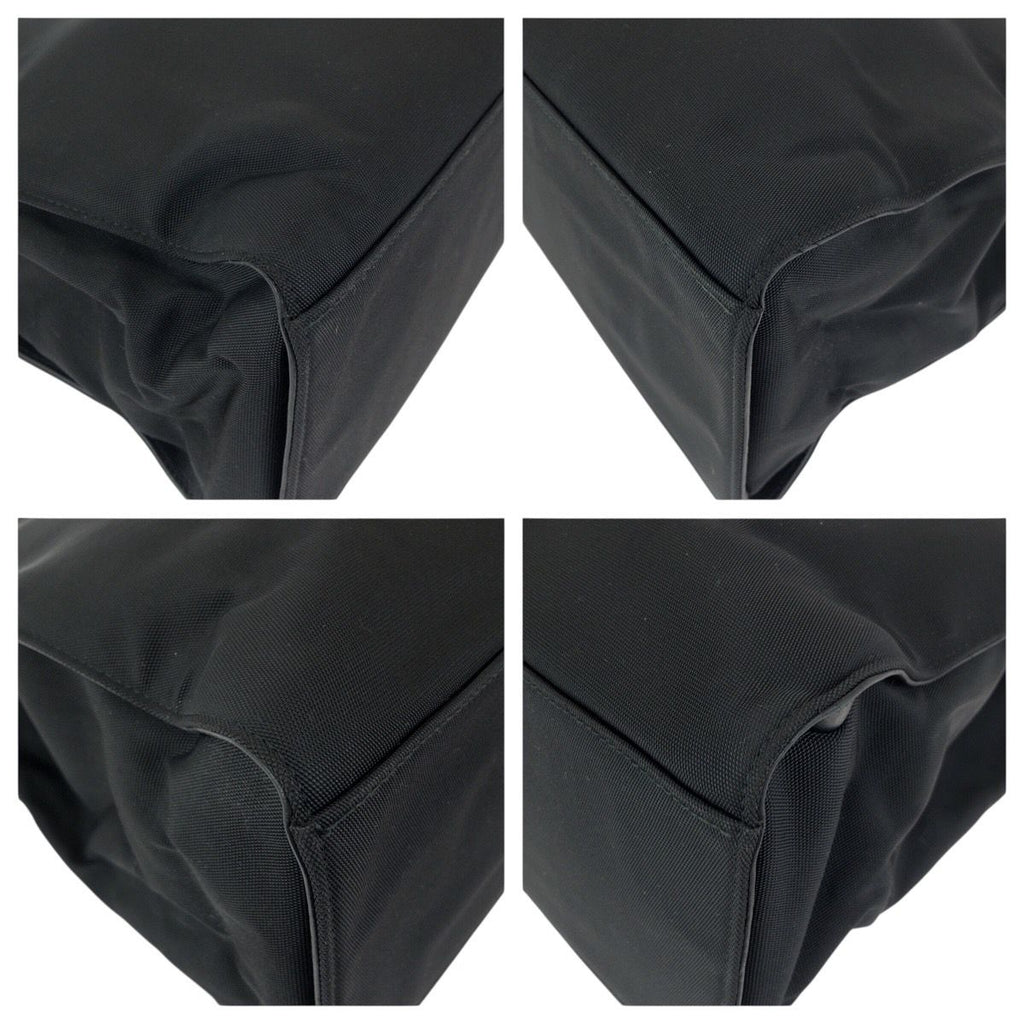 Gucci Bamboo Black Silver Nylon 002 Tote — view 3
