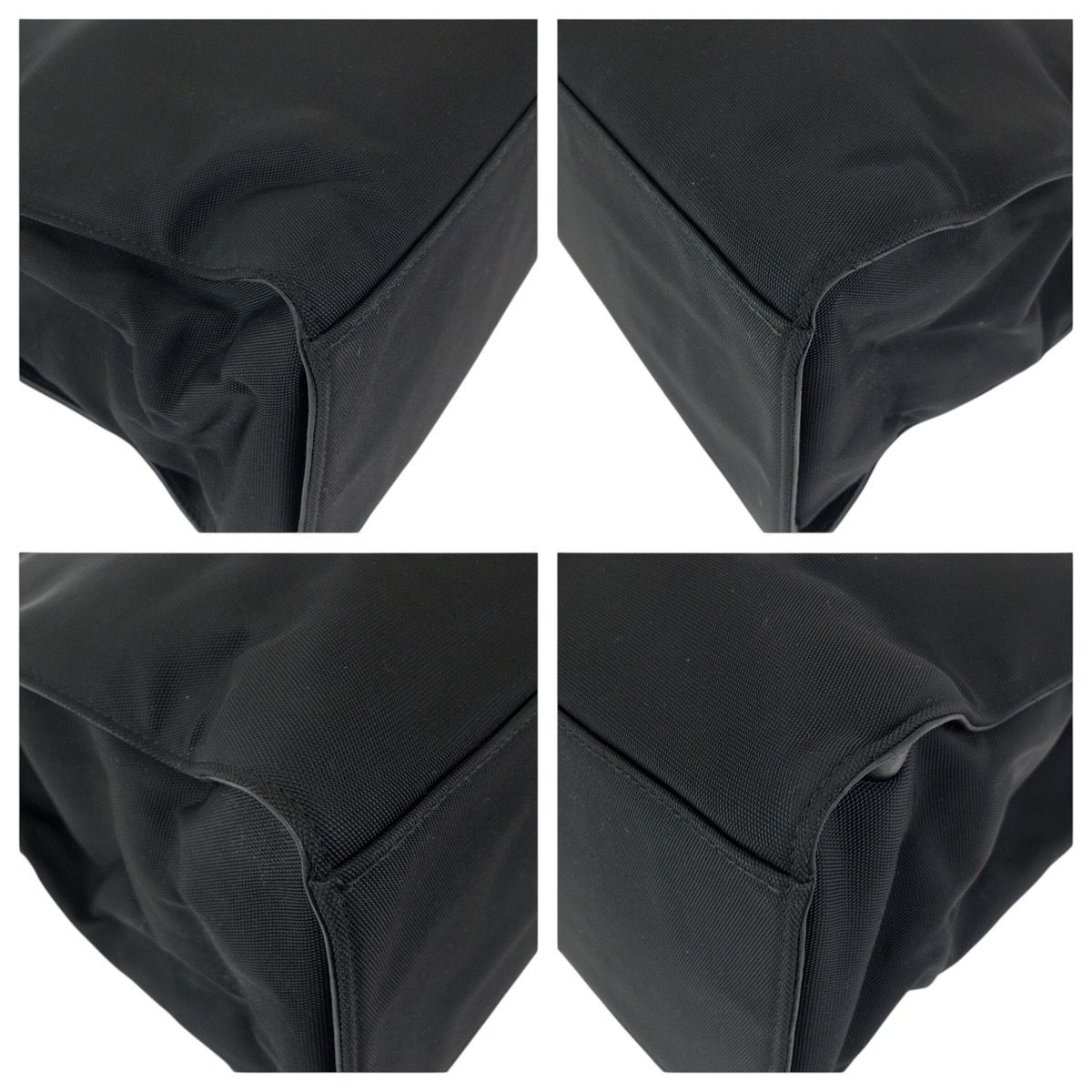 Gucci Bamboo Black Silver Nylon 002 Tote — view 3