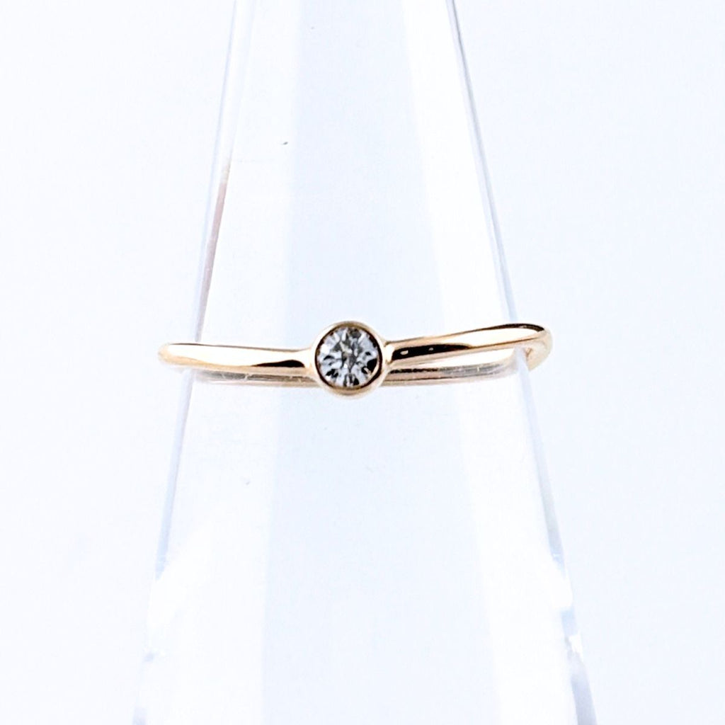 Tiffany & Co Wave Single Row Ring PG Pink Gold
